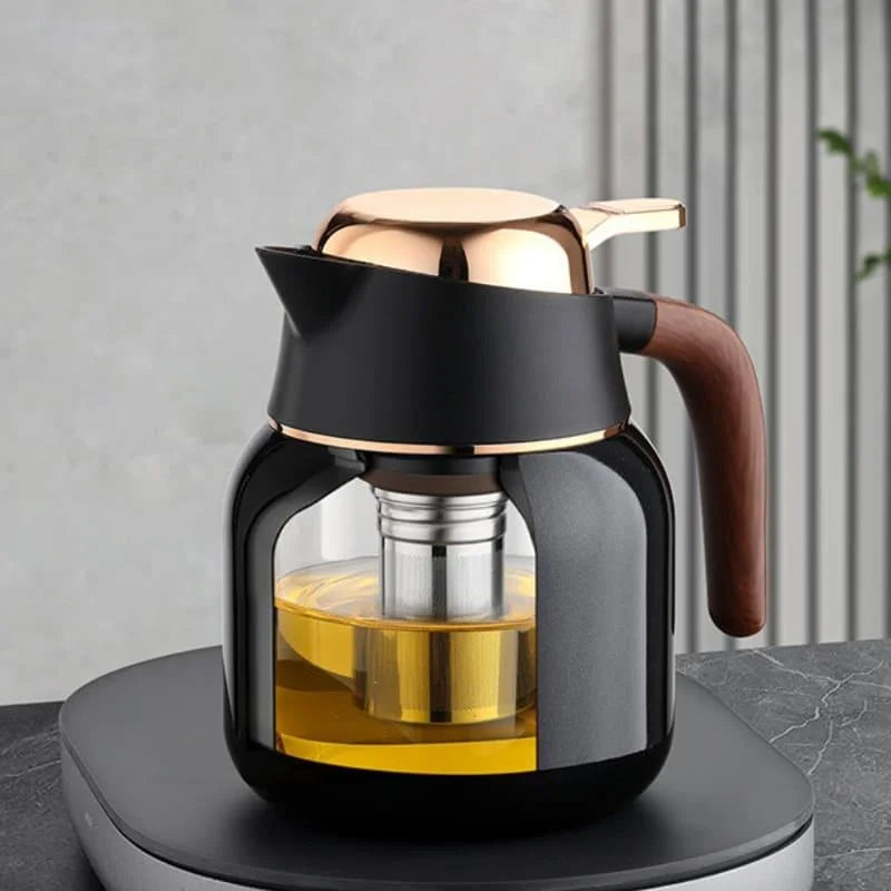 Garrafa Térmica de Inox e Cerâmica para Café Chá Lenogue