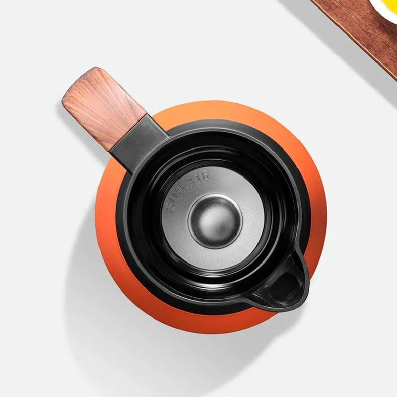 Garrafa Térmica de Inox para Café e Chá com Isolamento a Vácuo Lenogue