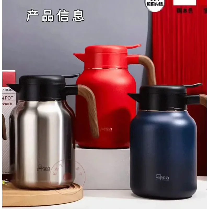 Garrafa Térmica Inox com Alta Capacidade para Café e água Lenogue