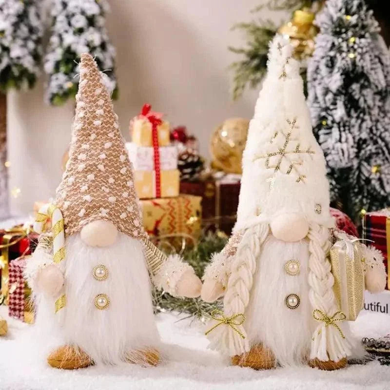 Gnomo de Natal Iluminado com Led para Decoração Lenogue