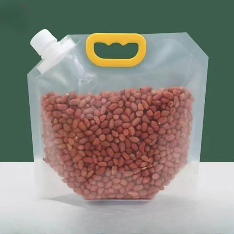 Kit 10 Sacos Dispenser para Armazenamento de Alimentos Lenogue 1.5kg (10 Peças)