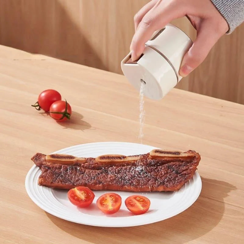 Kit 6 Porta Temperos Magnéticos de Parede com Dosador Lenogue Peças + Barra Magnética