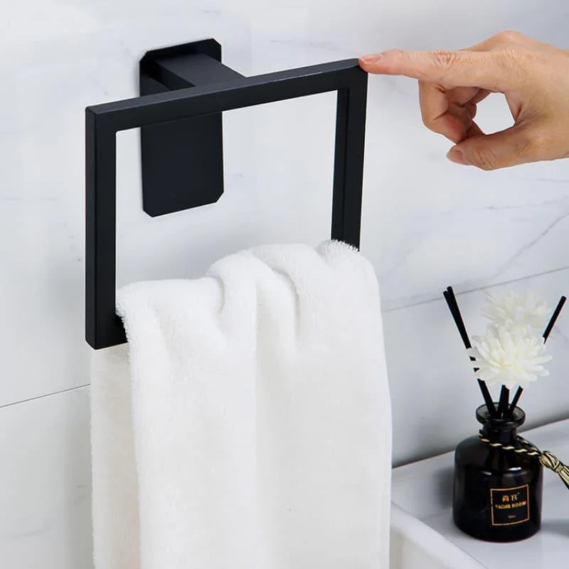 Kit Acessórios para Banheiro de Aço Inox 5 Peças com Fixação Lenogue