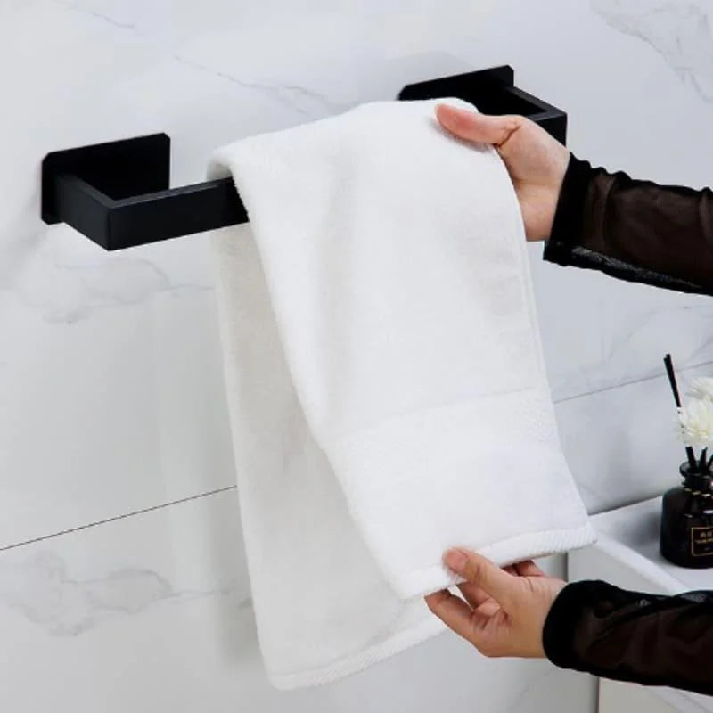 Kit Acessórios para Banheiro de Aço Inox 5 Peças com Fixação Lenogue