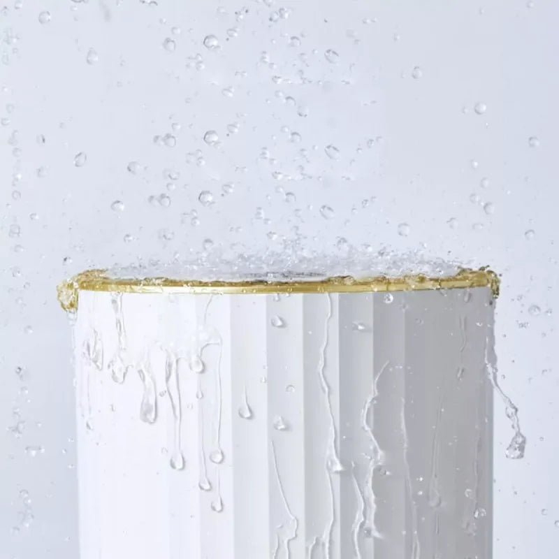 Lixeira Automática Redonda 9l com Sensor para Banheiro e Cozinha Lenogue Branco (9l Redonda)