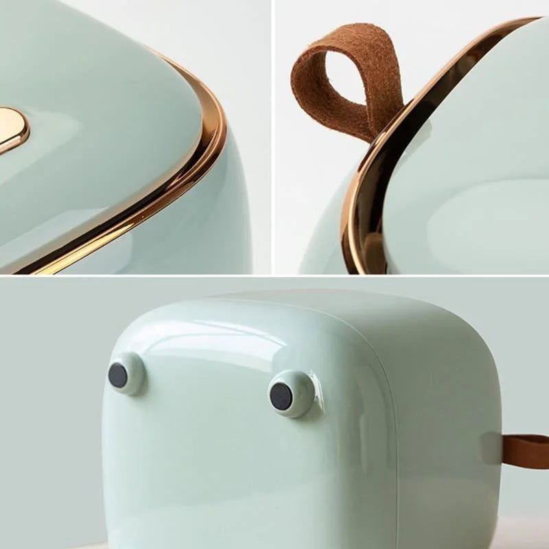 Lixeira de Mesa Automática com Sensor para Banheiro e Cozinha Lenogue