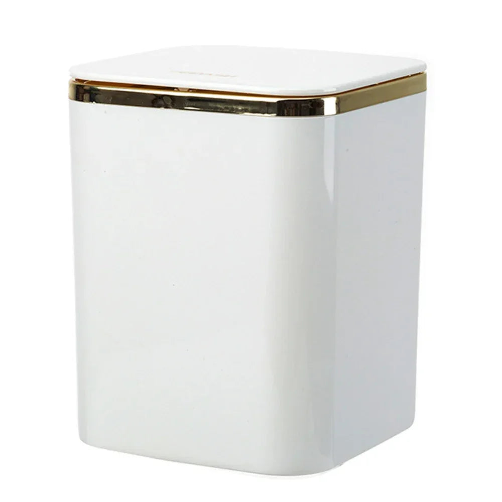 Lixeira de Mesa com Tampa Pop Up e Vedação Antiodor Lenogue