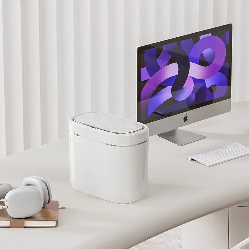 Lixeira Inteligente com Sensor de Movimento e Tampa Automática Lenogue 7 Litros