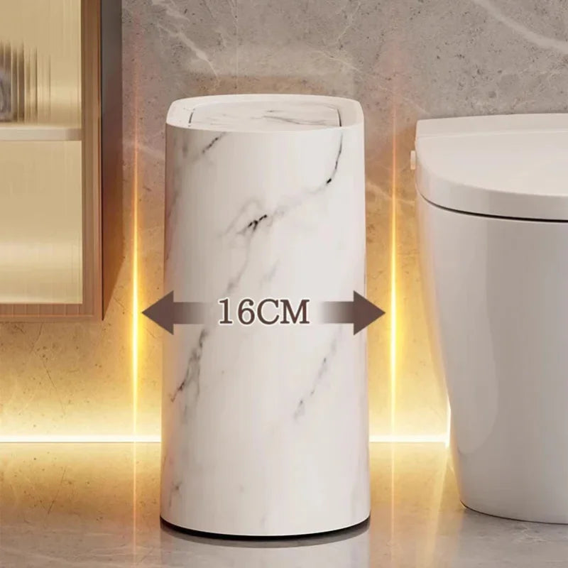 Lixeira Multiuso com Tampa em Design Moderno para Banheiro Lenogue