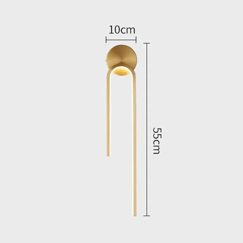 Luminária de Parede Led Design Moderno para Decoração e Iluminação Lenogue