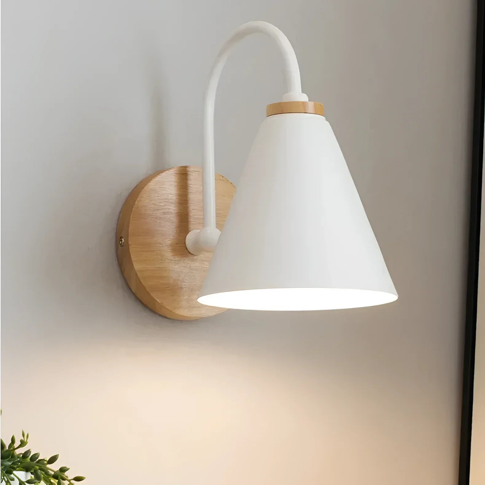 Luminária de Parede Led Metal Minimalista Moderna Lenogue