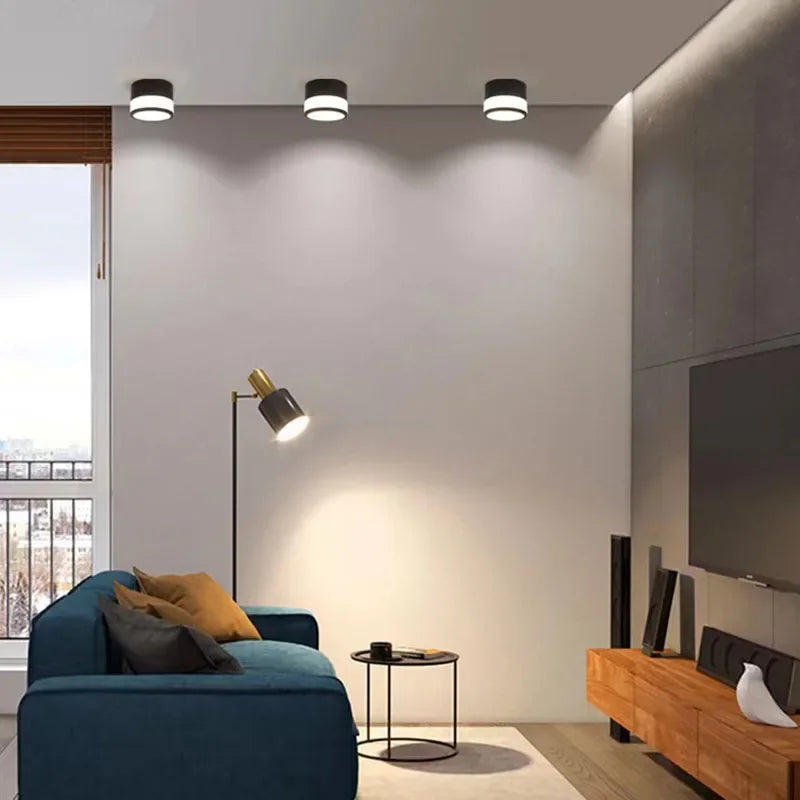 Luminária de Teto Led Alumínio Estilo Nórdico para Sala Lenogue