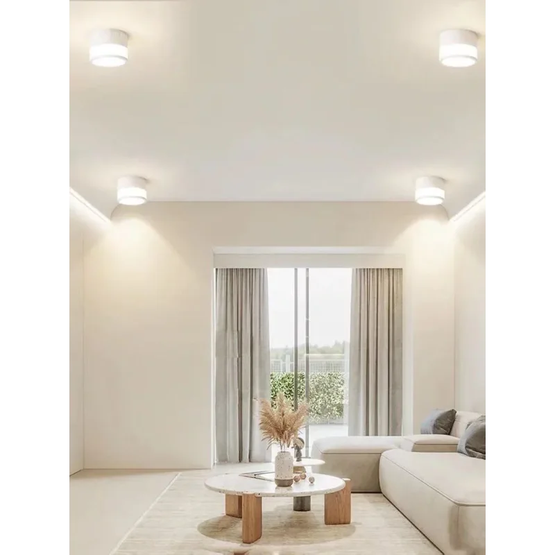 Luminária de Teto Led Alumínio Estilo Nórdico para Sala Lenogue