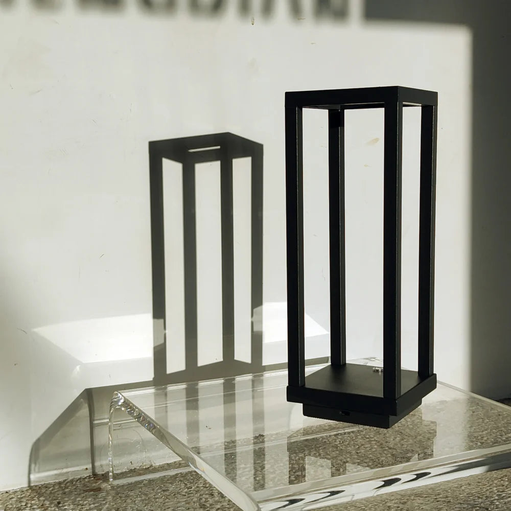 Luminária Led sem Fio com Toque e Bateria Recarregável Lenogue Preto