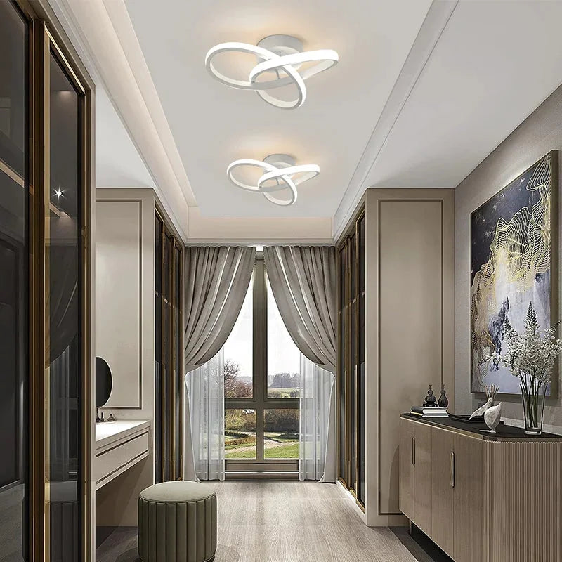 Lustre Led de Teto com 3 Cores para Quarto e Sala Jantar Lenogue