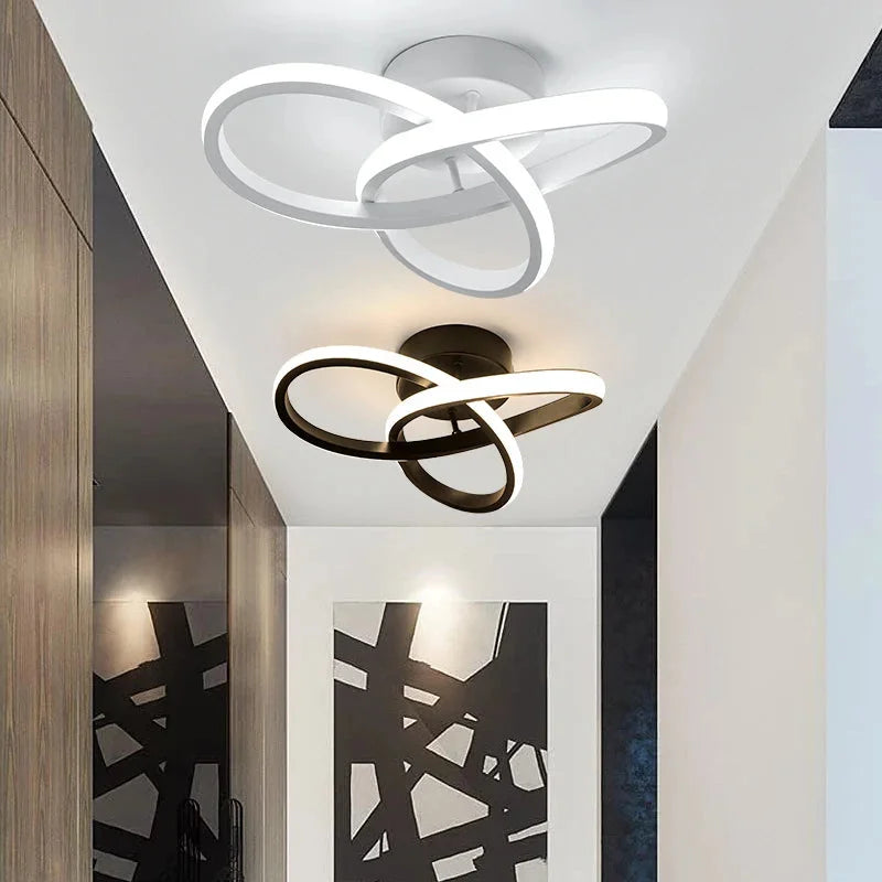 Lustre Led de Teto com 3 Cores para Quarto e Sala Jantar Lenogue