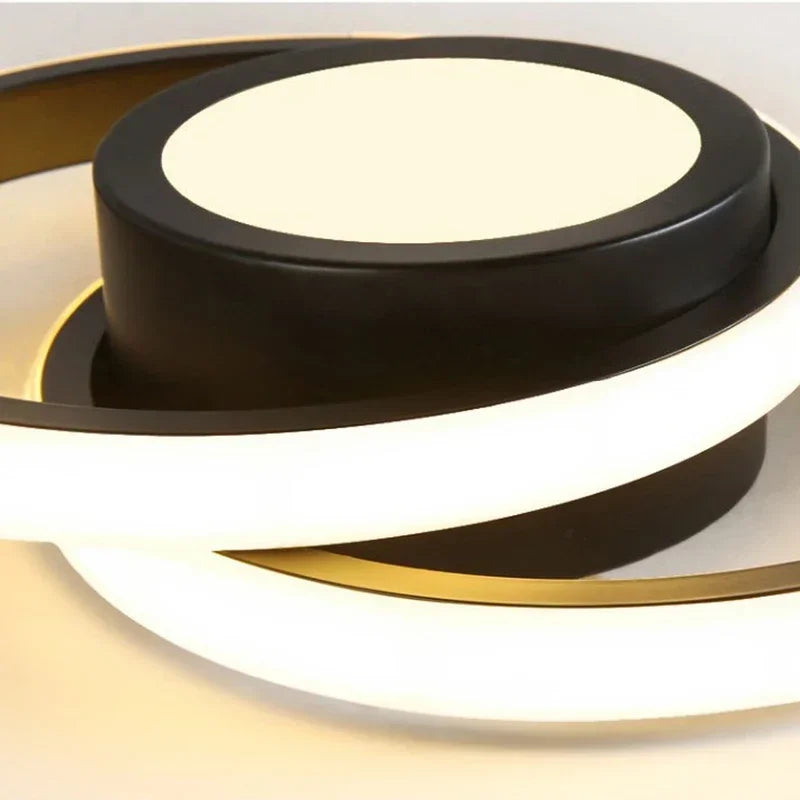 Lustre Led de Teto Moderno com 3 Cores para Quarto e Sala Lenogue