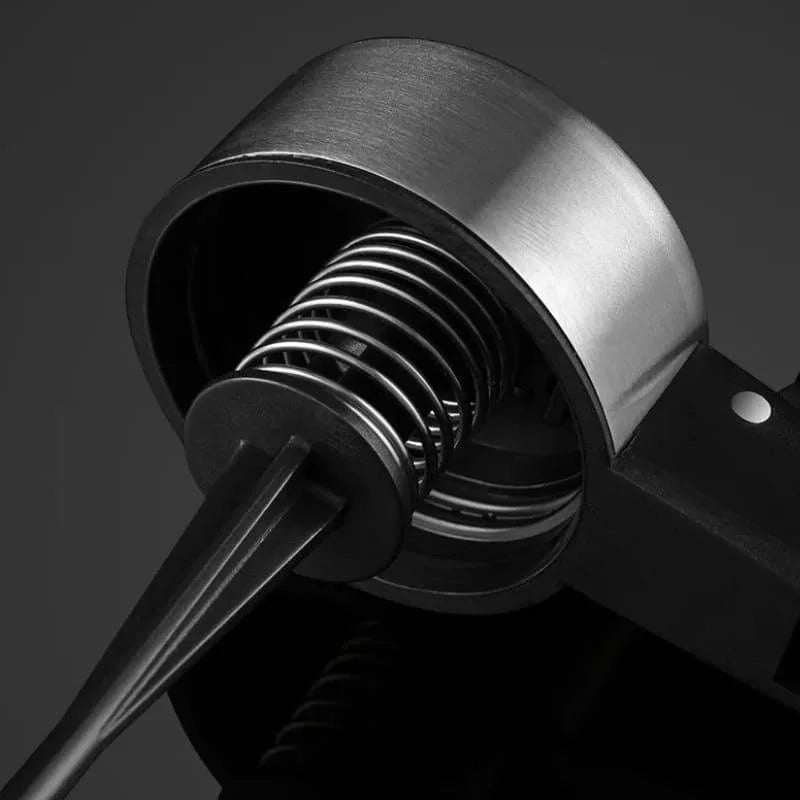 Meleira de Vidro Dispenser para Mel com Base Aço Inox Lenogue Transparente