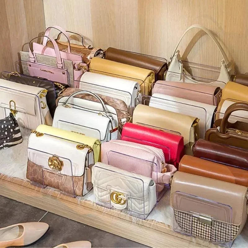 Organizador de Bolsas e Acessórios Acrílico Transparente Lenogue