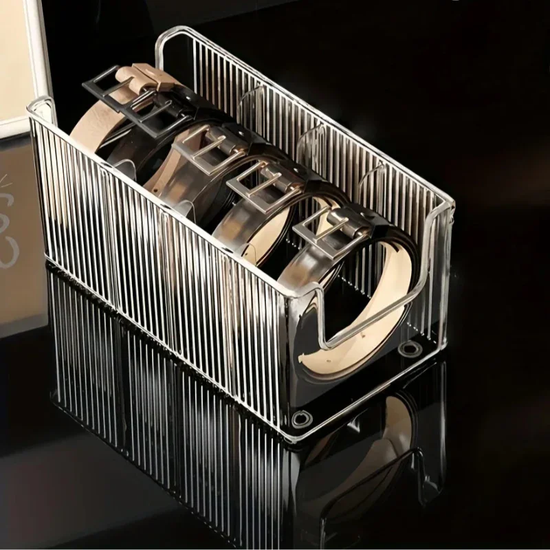 Organizador de Cintos Suspenso Transparente Antipoeira Lenogue