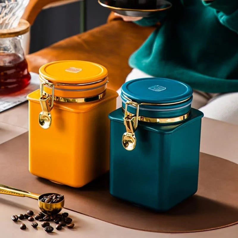 Organizador de Cozinha Porta Alimentos Hermético com Tampa Vedação Lenogue