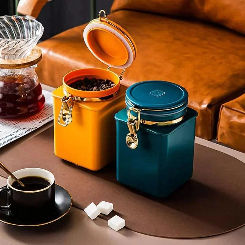 Organizador de Cozinha Porta Alimentos Hermético com Tampa Vedação Lenogue