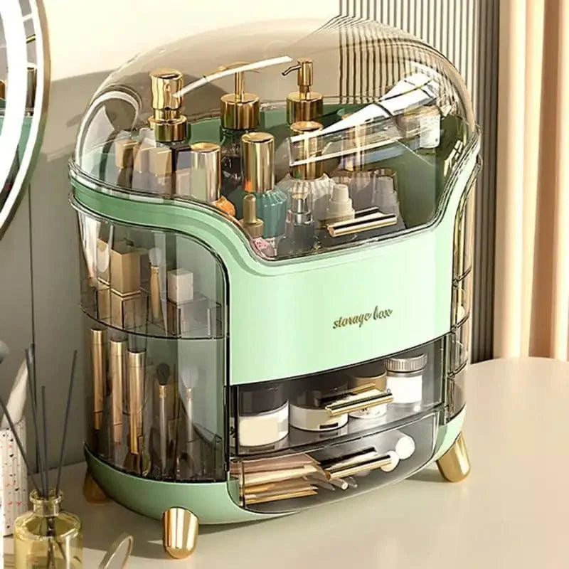 Organizador de Maquiagem Acrílico Transparente para Bancada Beleza Lenogue