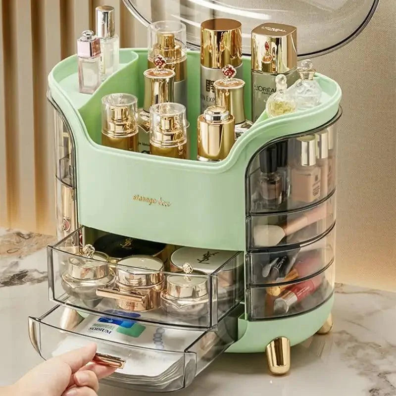 Organizador de Maquiagem Acrílico Transparente para Bancada Beleza Lenogue