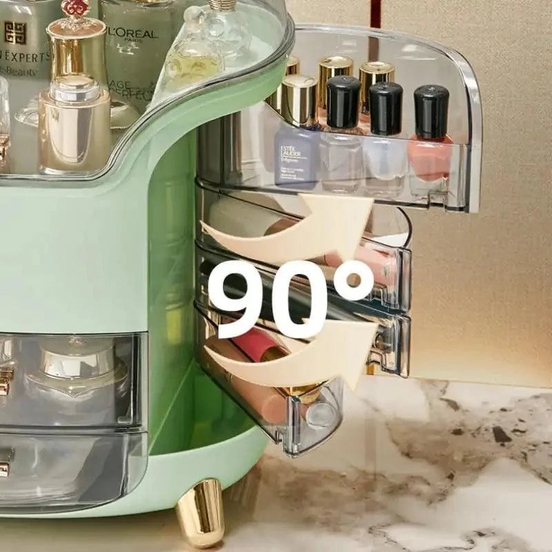 Organizador de Maquiagem Acrílico Transparente para Bancada Beleza Lenogue