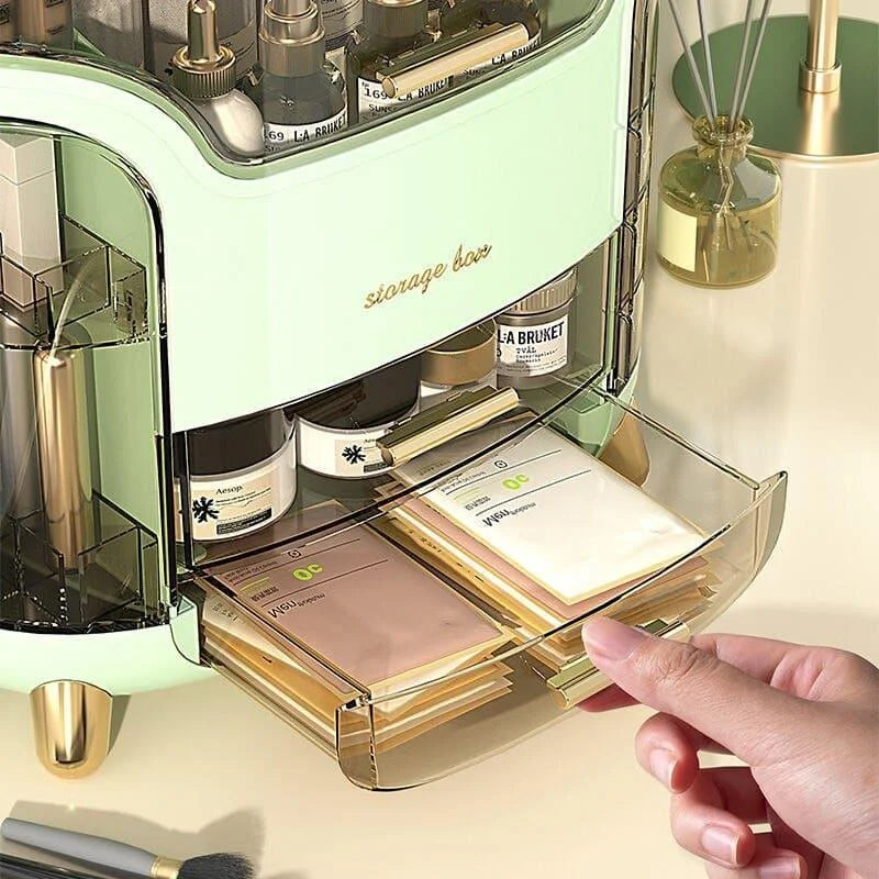 Organizador de Maquiagem Acrílico Transparente para Bancada Beleza Lenogue
