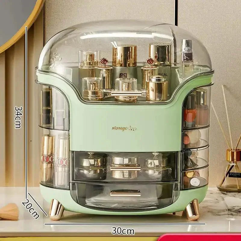 Organizador de Maquiagem Acrílico Transparente para Bancada Beleza Lenogue