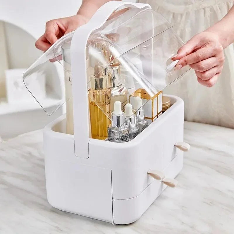 Organizador de Maquiagem e Joias Impermeável Multicolor para Mesa Lenogue