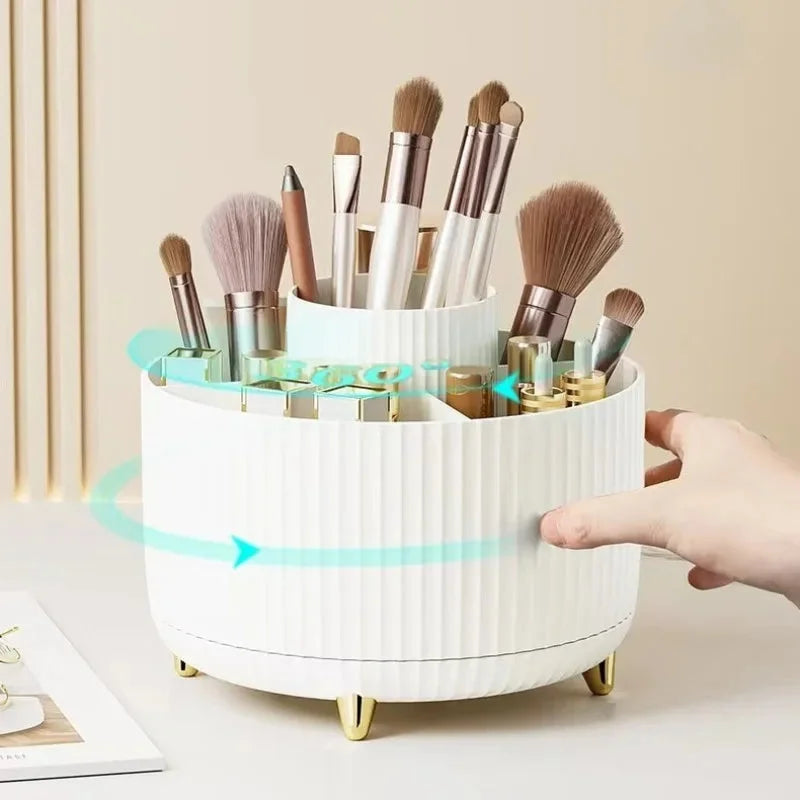 Organizador de Maquiagem Giratório Divisórias Múltiplas Lenogue