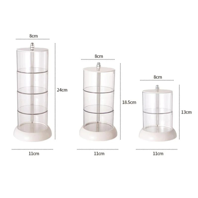 Organizador de Maquiagem Porta Esponja com Design Empilhável e Moderno Lenogue