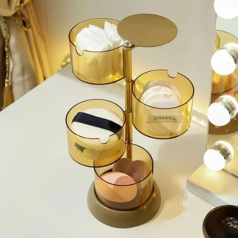 Organizador de Maquiagem Porta Esponja com Design Empilhável e Moderno Lenogue