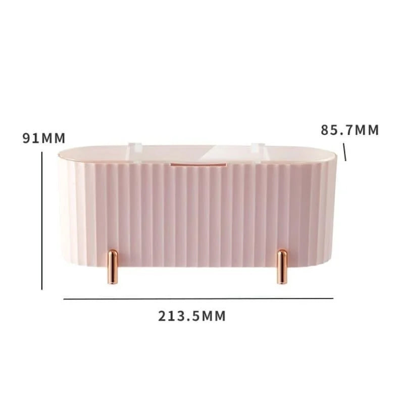 Organizador de Maquiagem Porta Esponja e Algodão com Design Luxuoso Lenogue