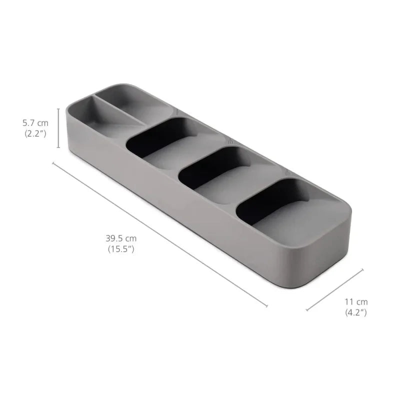 Organizador de Talheres com Compartimentos para Gaveta Cozinha Lenogue