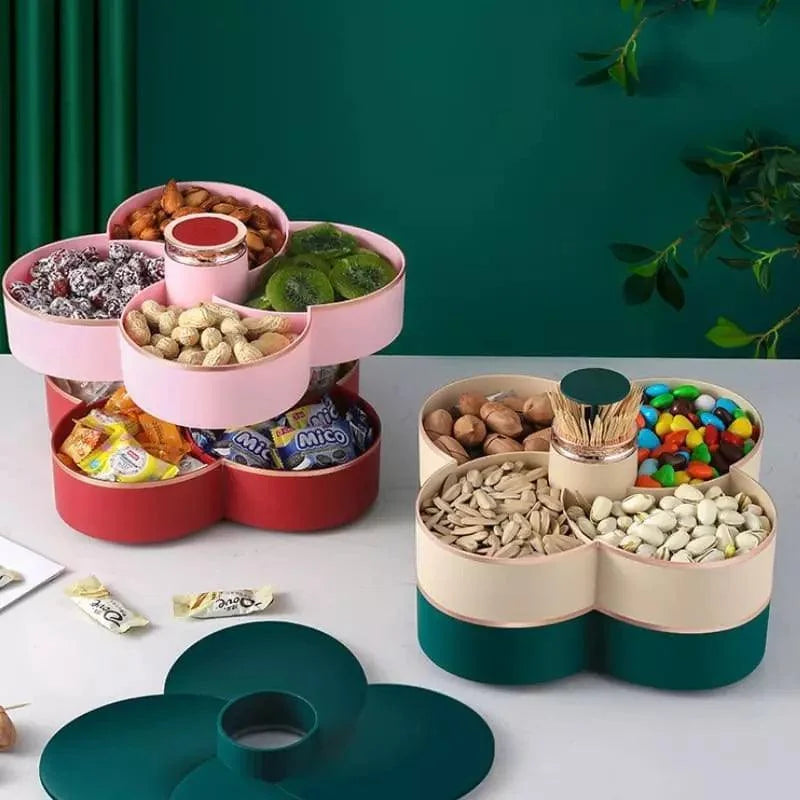 Organizador Giratório para Alimentos e Doces com Tampa Hermética Lenogue