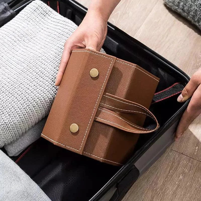 Organizador Porta óculos com 6 Divisórias e Interior Acolchoado Lenogue