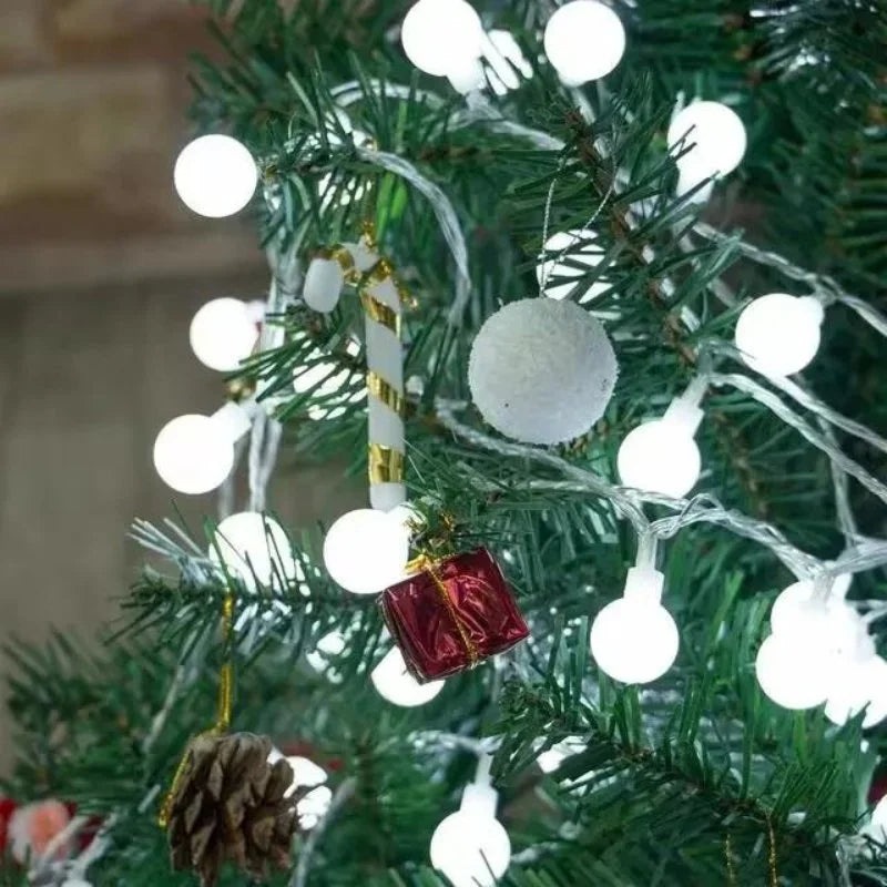 Pisca Estrela Led Decorativo para Natal Recarregável Lenogue Branco / 1.5 Metros (10 Leds)