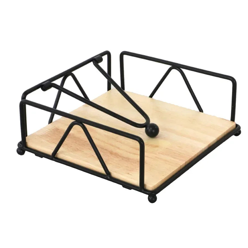 Porta Guardanapos em Metal para Mesa Cozinha Lenogue