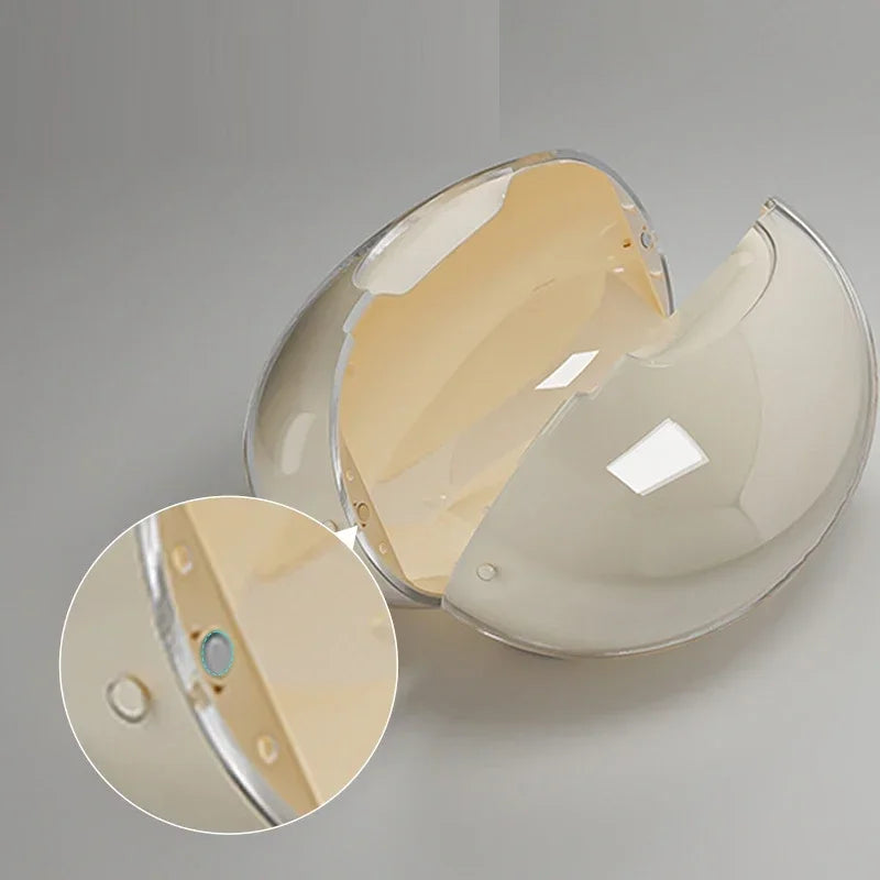 Porta Lenços Moderno Imitando Pedra para Sala e Mesa Lenogue Bege