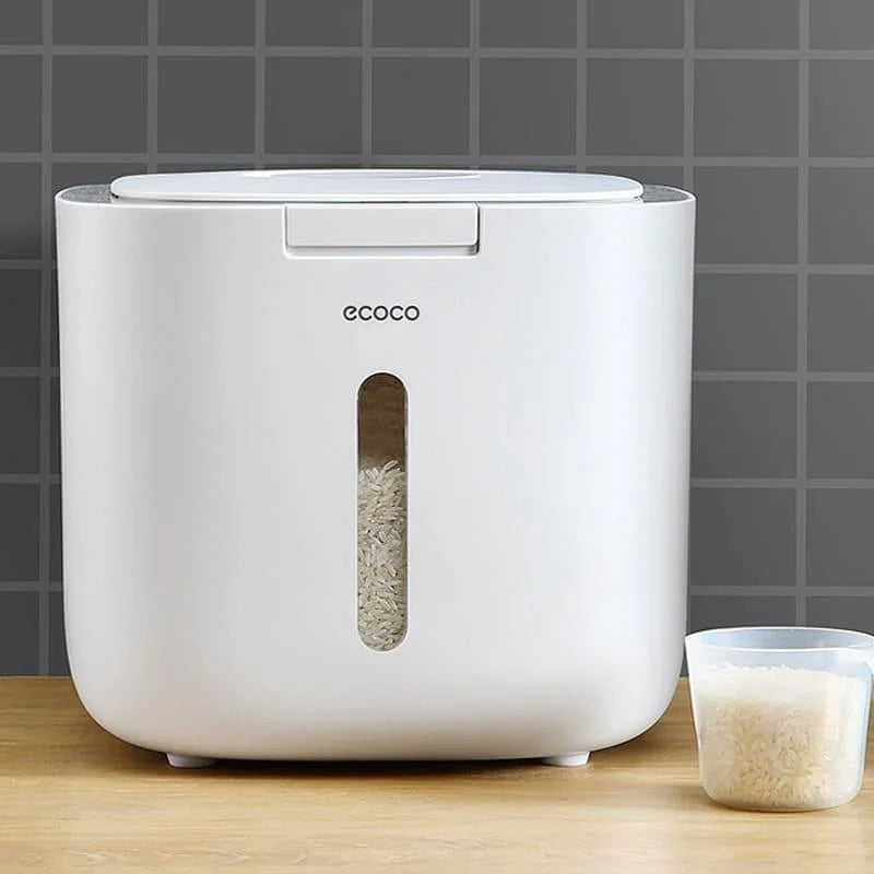 Porta Mantimentos Recipiente com Tampa Automática Lenogue