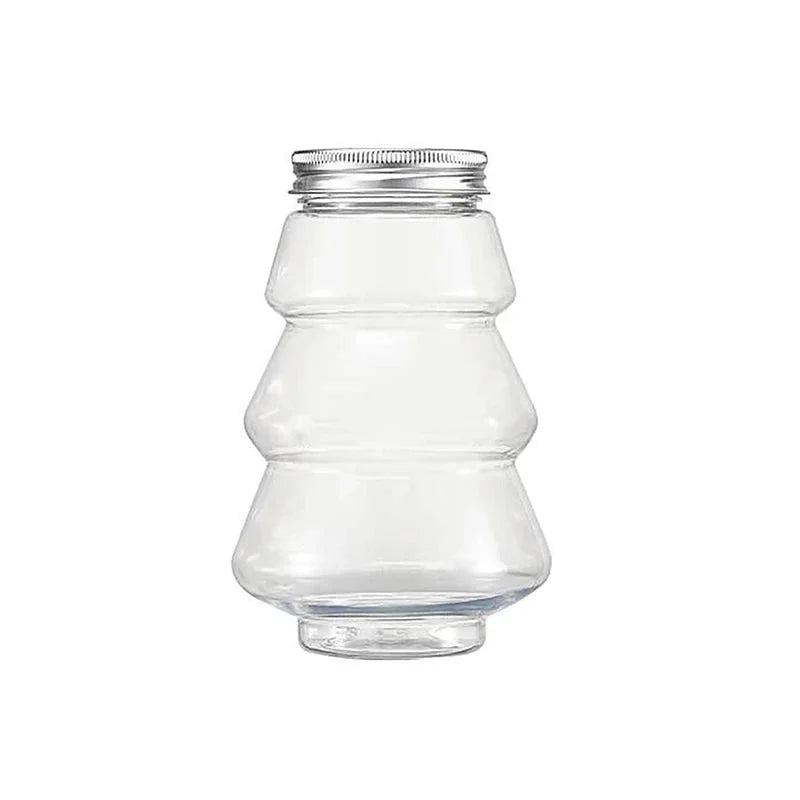 Pote de Natal para Festas árvore Verde e Boneco Neve Lenogue