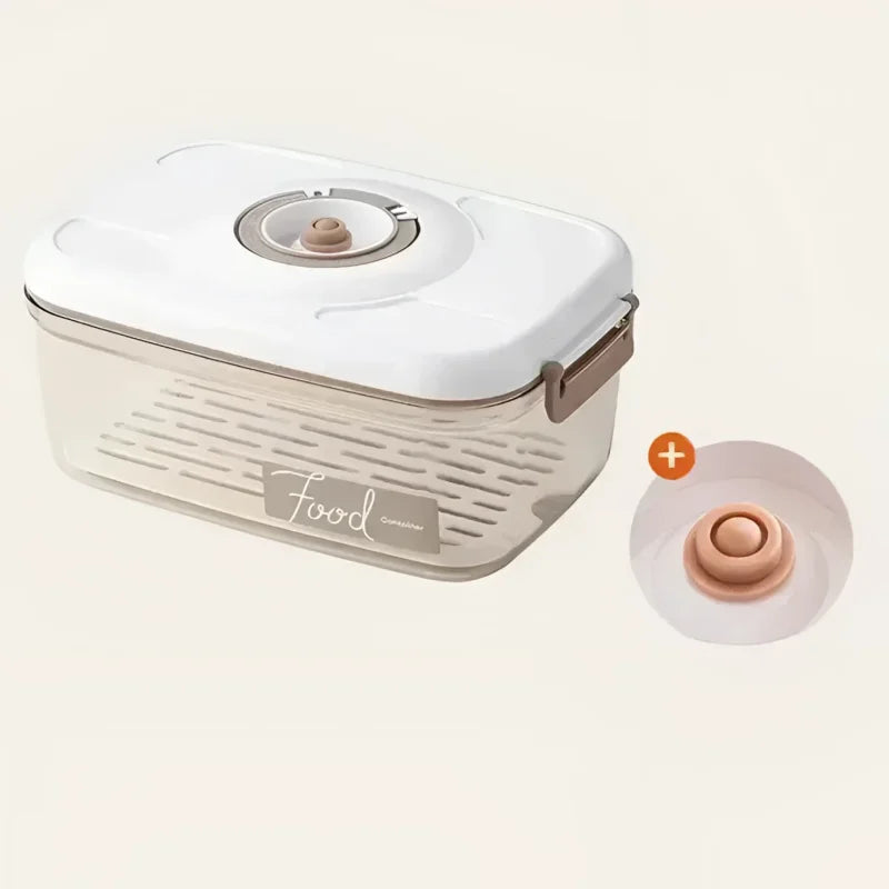 Pote Hermético com Tampa e Selador a Vácuo para Alimentos Lenogue 2100ml (sem Selador) - 1 Peça