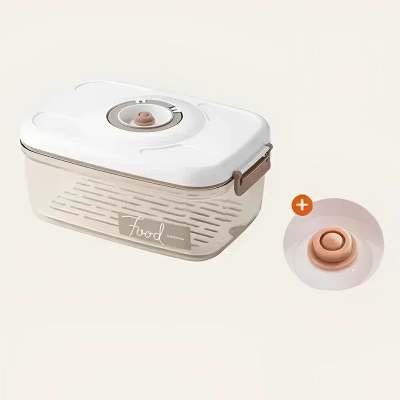 Pote Hermético com Tampa e Selador a Vácuo para Alimentos Lenogue 1200ml (sem Selador) - 1 Peça