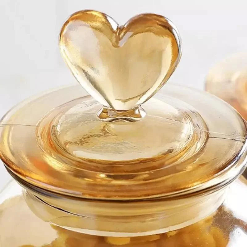 Potes de Vidro Herméticos com Textura para Mantimentos Lenogue