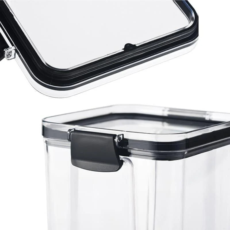 Potes Herméticos Transparente com Vedação para Mantimentos Lenogue