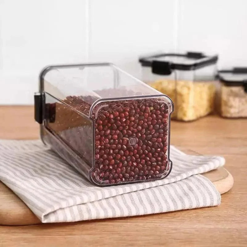 Potes Herméticos Transparente com Vedação para Mantimentos Lenogue