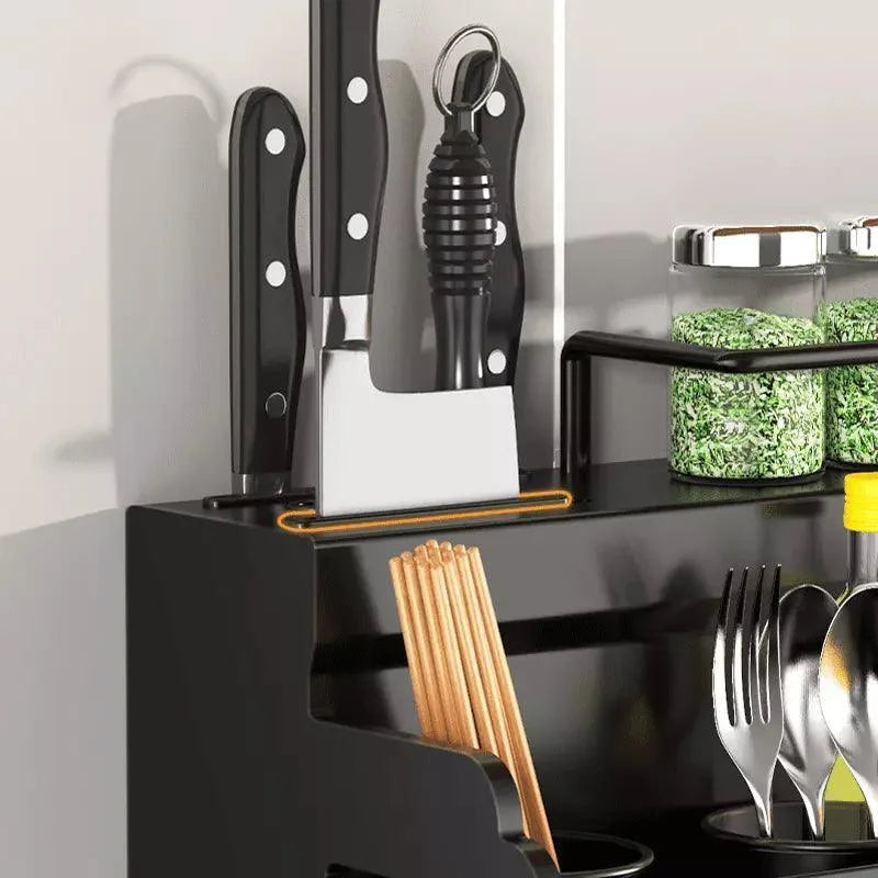 Prateleira Multifuncional para Cozinha em Aço Inox Lenogue